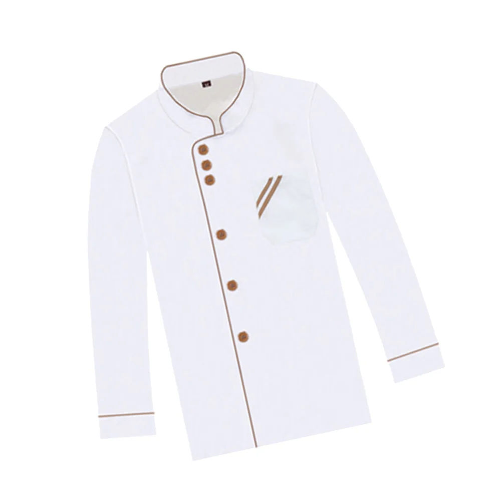 Chemise de cuisine unisexe, respirante, résistante à l'huile, facile à laver, veste de restauration, vêtements de cuisine pour Restaurant, hôtel