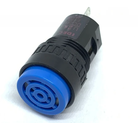 IDEC original Hequan UZ6-12 electronic buzzer 24MA UZ6-DC24V mounting hole 16mm