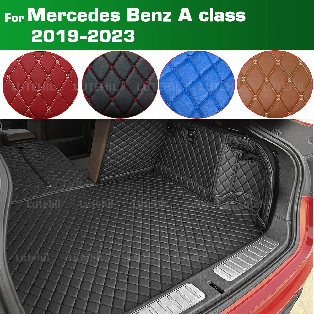

Для Mercedes Benz A class 2019-2023 22 21 20 Автоматический коврик для багажника с полным покрытием Автомобильный защитный коврик для багажника Аксессуары для интерьера