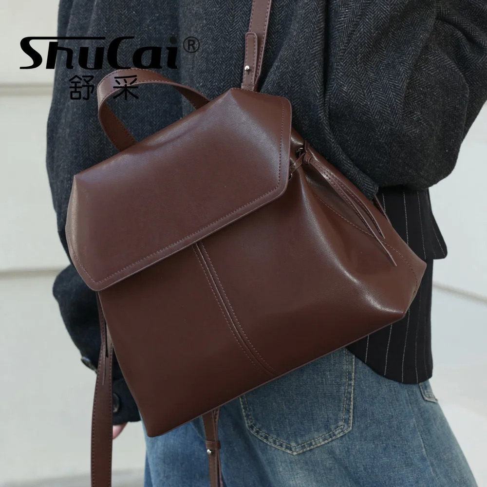 

Женские рюкзаки из натуральной коровьей кожи, роскошные дизайнерские брендовые замшевые женские сумки на плечо из воловьей кожи, женские сумки высокого качества