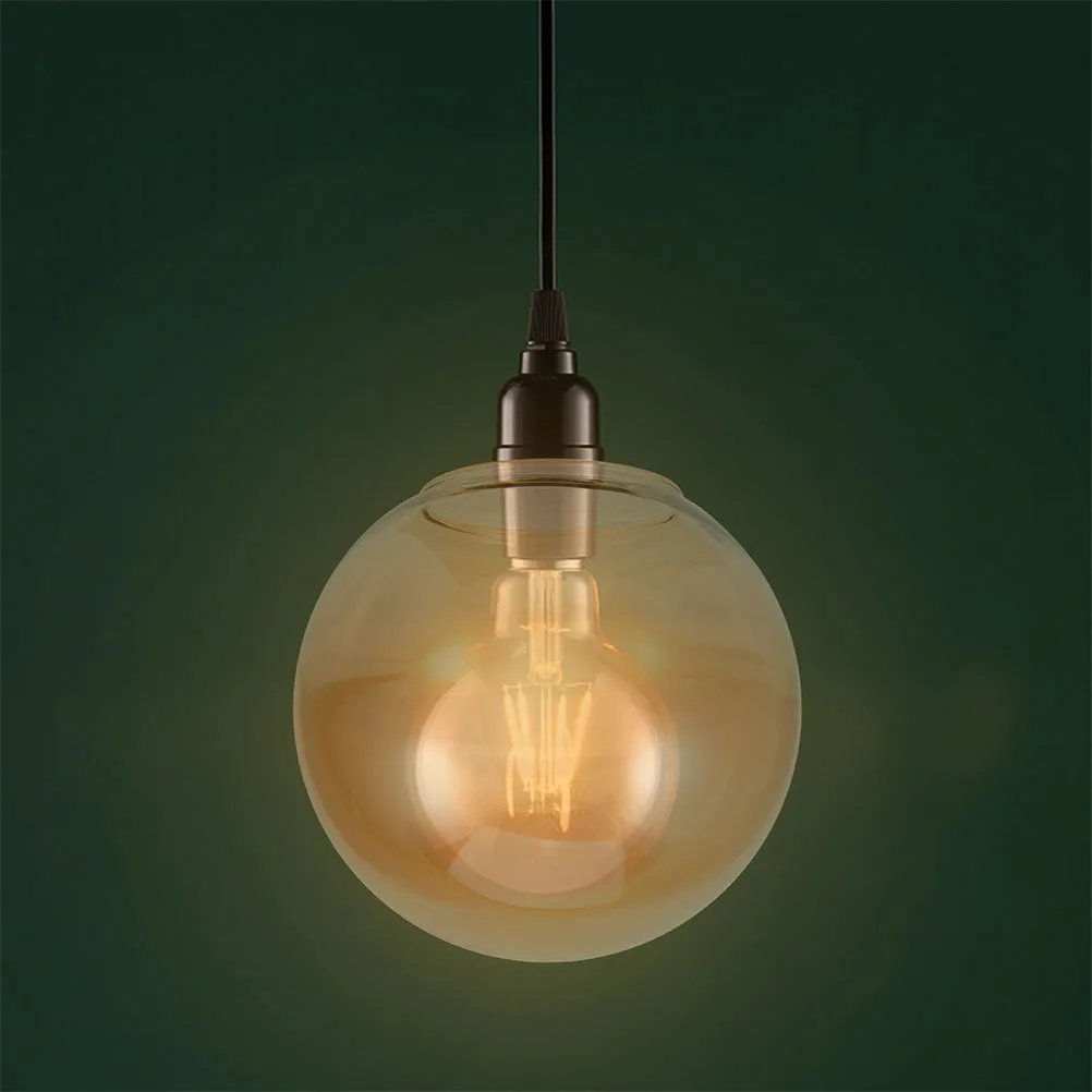 

Pendant Light Shade Glass Replacement Globe Lampshade Elegant Decorative Lighting Fixture Globe Glass Lamp Shade