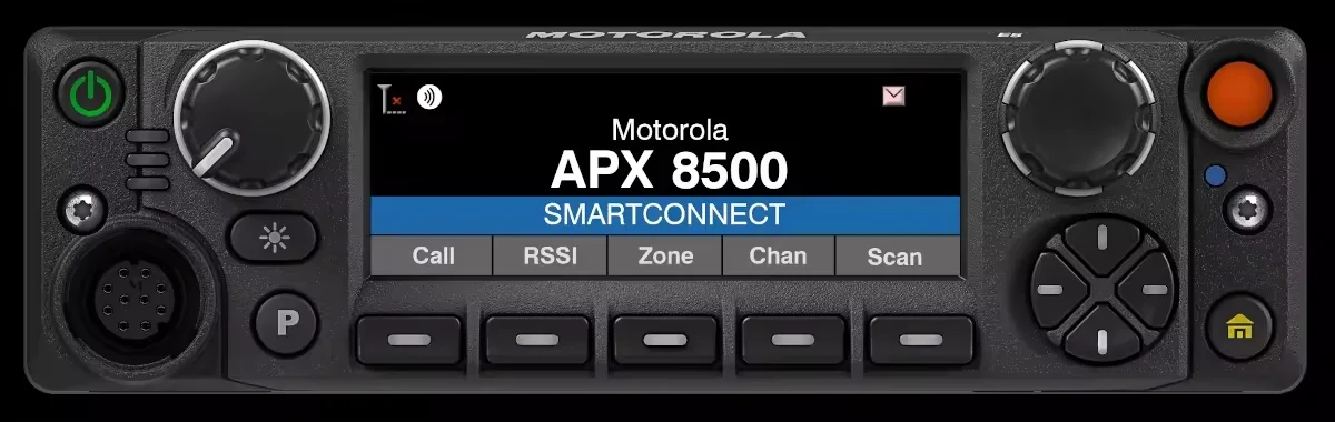 APX8500 All-band P25 Mobile Radio AES-256 encrypted WIFI GPS Bluetooth two-way Radio IP56 50/100W High power long range