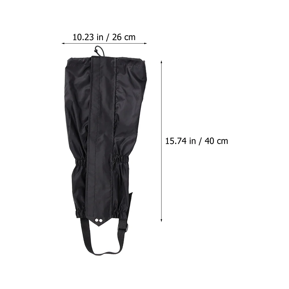 

1Pair Waterproof Leg Gaiters Breathable Outdoor Mountaineering Leg Protectors Hiking Snow Boot Covers Windproof Tear Resistant