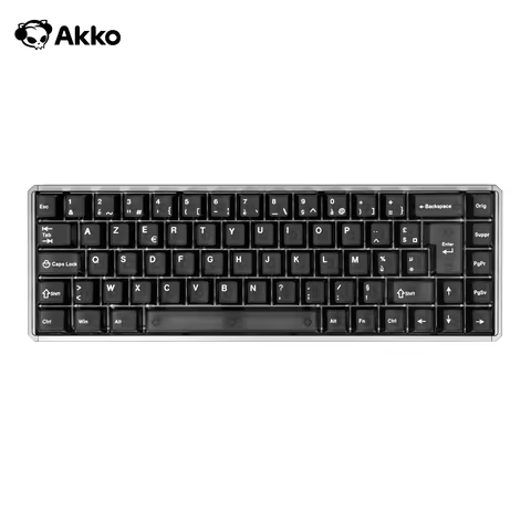 Akko MOD68 HE Magnetic Mechanical Keyboard 65% ISO FR/UK/DE Layout Rapid Trigger 0.005mm 8K ARGB Custom Gaming Keyboard Aluminiu