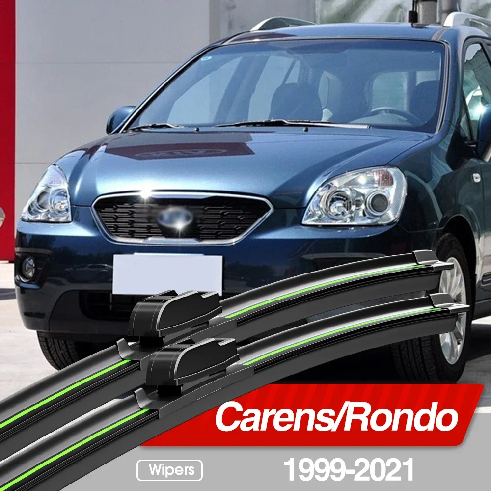 For Kia Carens Rondo 1999-2021 Front Windshield Wiper Blades 2x Windscreen Window Accessories 2000 2005 2010 2013 2016 2018 2019