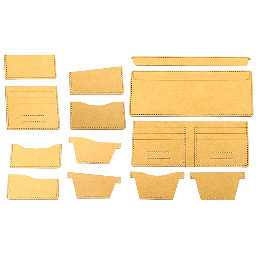 Handmade Goods Drawing Acrylic Short Clip Template Patterns Wallet Templates Stencils Tool Production Sewing