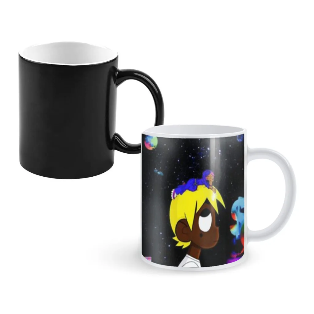 

Singer Lil Uzi Vert Symere Woods Simplicity Creativity Change Color Chang mug Ceramic mug Hot Coffee Cup Breakfast Cup mug Gift