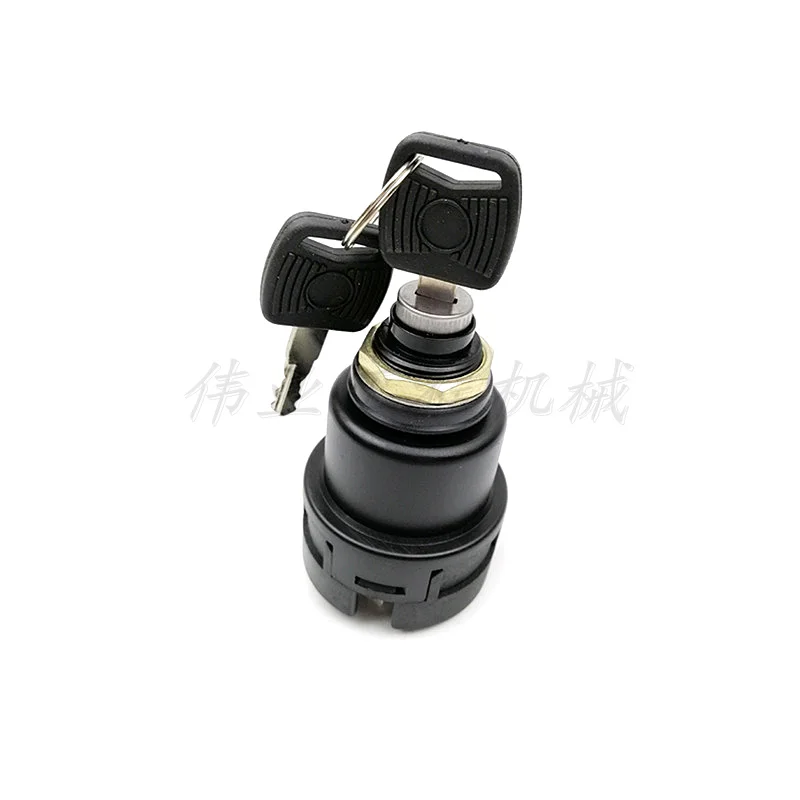 For Excavator Yuchai YC55 60 85 135 230 360-8 Electric Door Lock Start Switch Ignition Switch