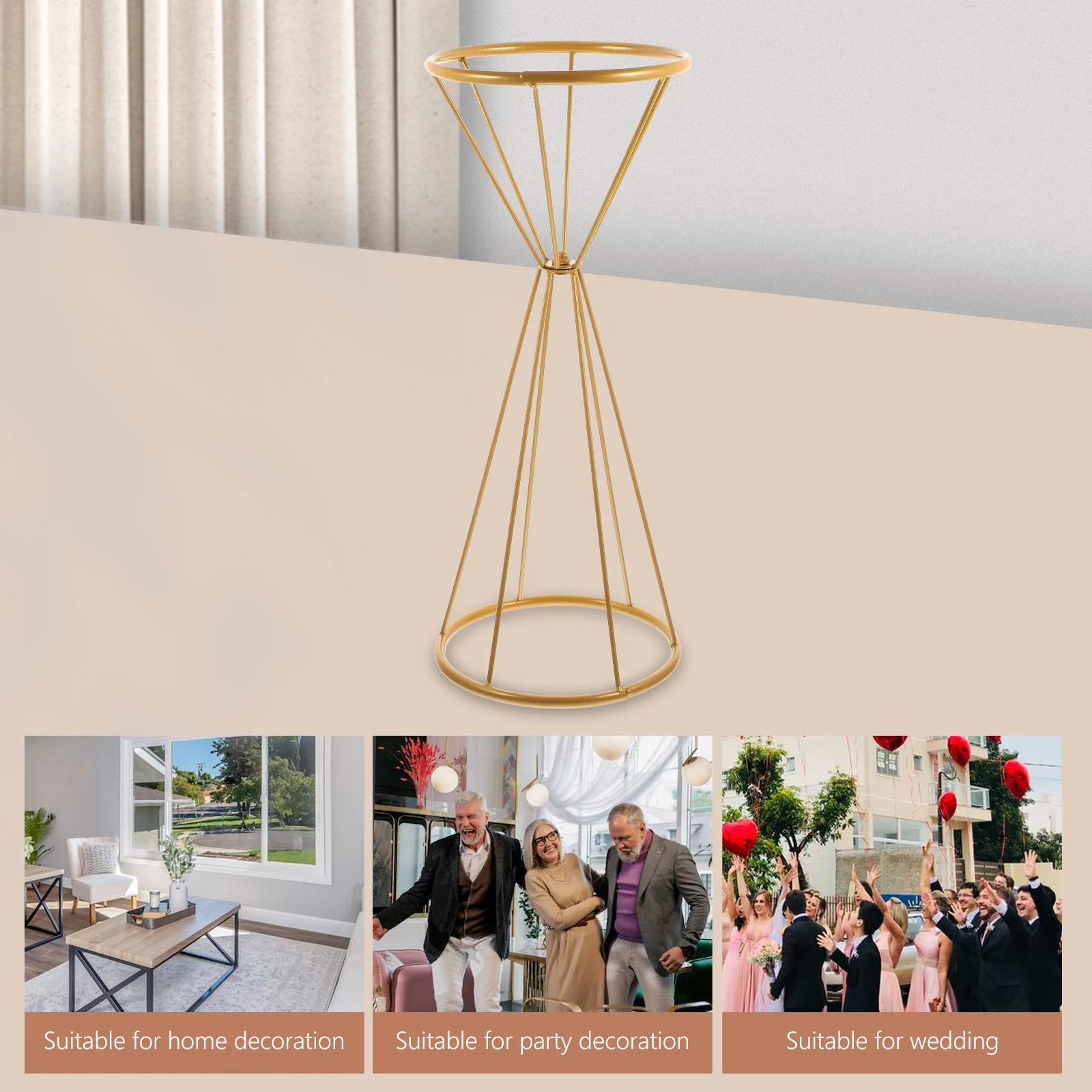 

Iron Art Flower Vase Hollow Desktop Arrangement Elegant European Style DecorativeVintage Metal Plant Display Wedding Home