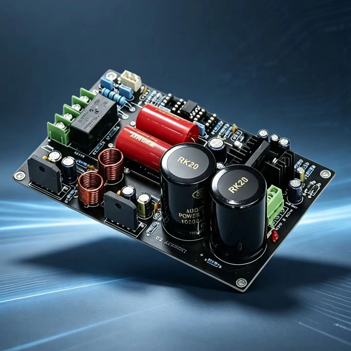 yjco-lm3886-dual-channel-integrated-hifi-power-amplifier-board-2×68w-support-single-dual-op-amp-ne5532-finished-amp-board