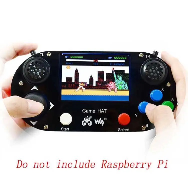 Imagem -06 - Polegada Lcd Compatível com Hdmi Gamepad a Bordo para Raspberry pi 3b Mais 4b Zero w Retropie com Case 3.5