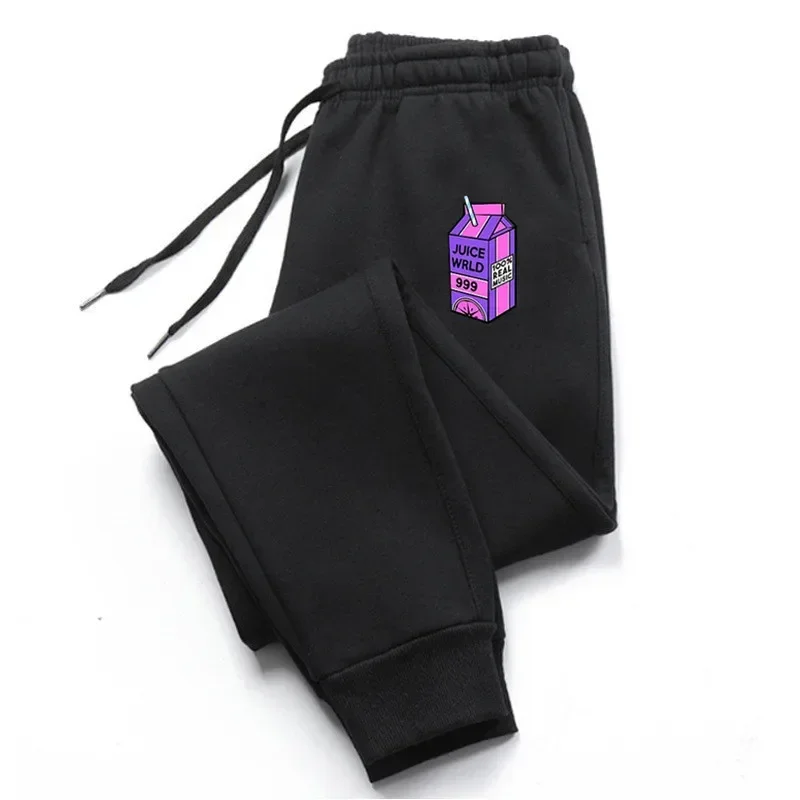 JUICE WRLD Letter Printing Fashion  Men's Pants Casual Outdoor Elastic Breathable Sweatpants S-3XL