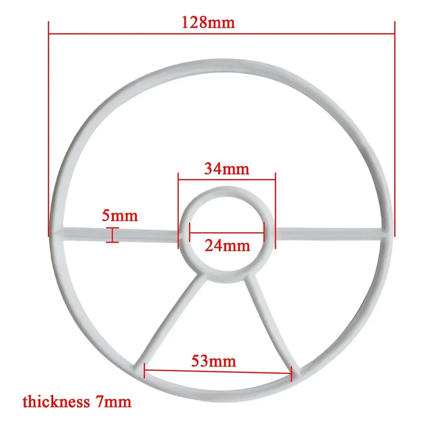 

Suitable for 12.8 13.2cm 13.5 valve spider gasket swimming pool sand filter spares pool diverter valve 4 brach Multipor