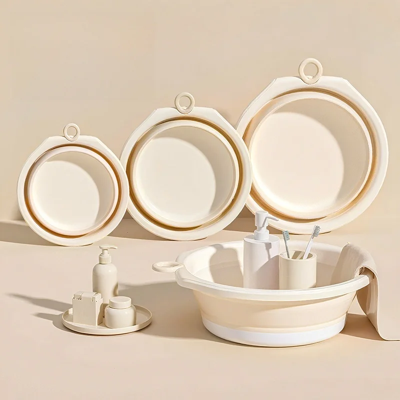 

Большая портативная утолщенная раковина для путешествий, использования на улице, в общежитии, дома, для стирки и умывания