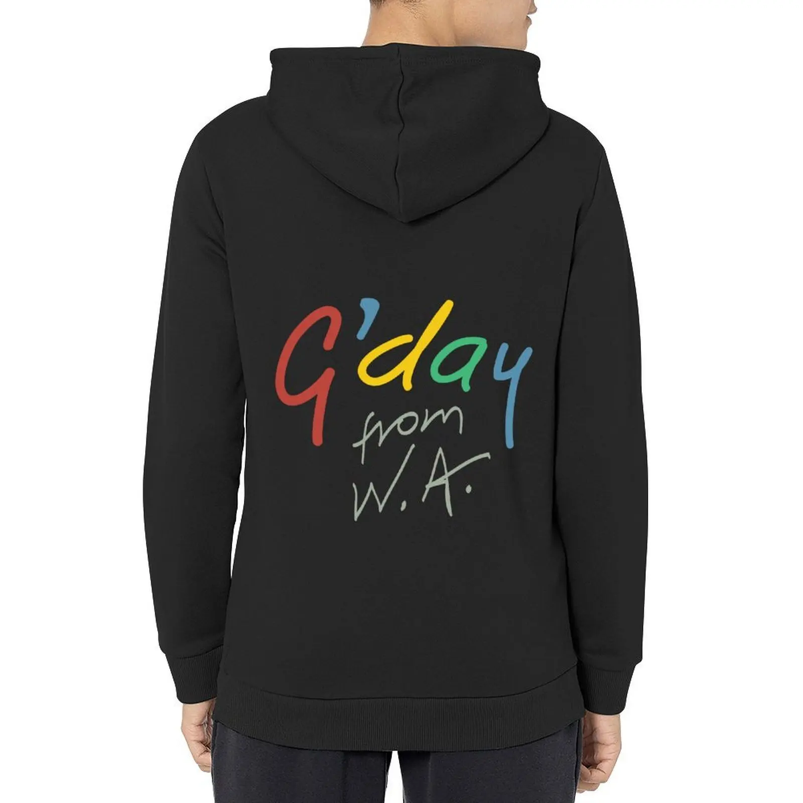 

G'day from WA Hoodie hooded shirt autumn graphic t shirts men men's sweat-shirt set tracksuit