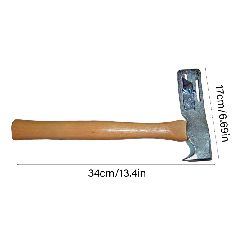 Hachas para techos 517A, acero carbono, resistentes, para construcción jardín, hogar, exterior
