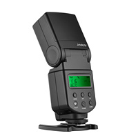 Andoer Universal Flash Speedlite GN40 Adjustable LED Fill Light On-camera Flash With Bracket Replacement for Canon Nikon Olympus