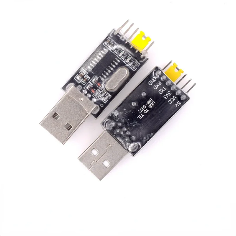 CH340 module USB to TTL CH340G upgrade download a small wire brush plate STC microcontroller board USB to serial