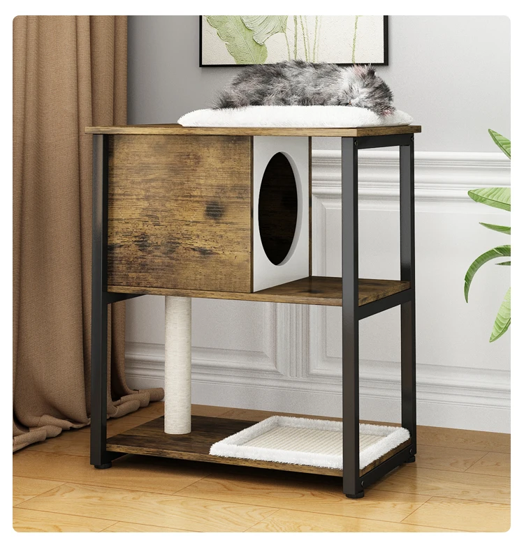 

Multifunctional cat litter climbing frame does not occupy an area of pet toys