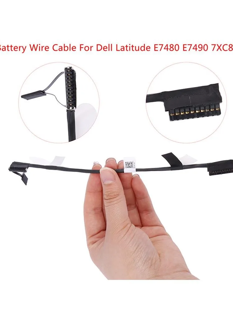 Câble de batterie pour Dell Latitude 7480 7490 E7480 E7490, câble de batterie pour ordinateurs portables 7XC87 07XC87, 1 pièce
