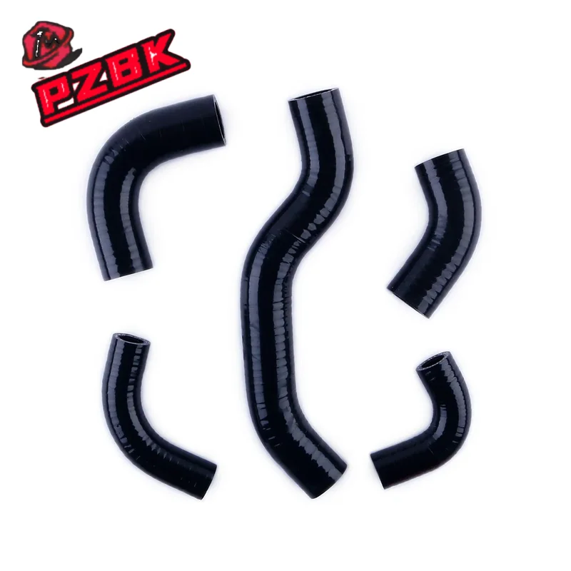 1995-2006 Kawasaki Vulcan için 5 adet 800 VN 800C VN800 Drifter motosiklet silikon radyatör soğutucu hortum kiti 96 97 98 99 00 01 02