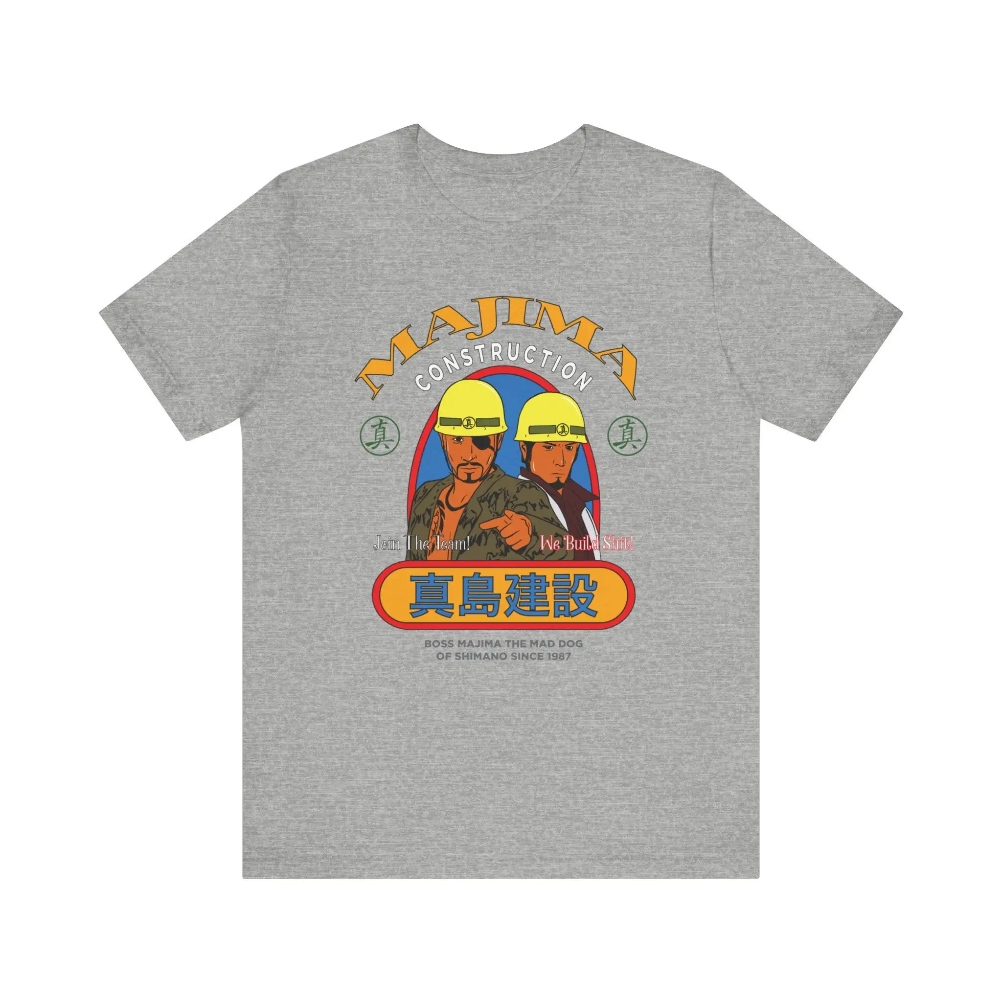 Majima Construction , Yakuza T-shirt, Majima Construction Unisex Jersey Short Sleeve Tee