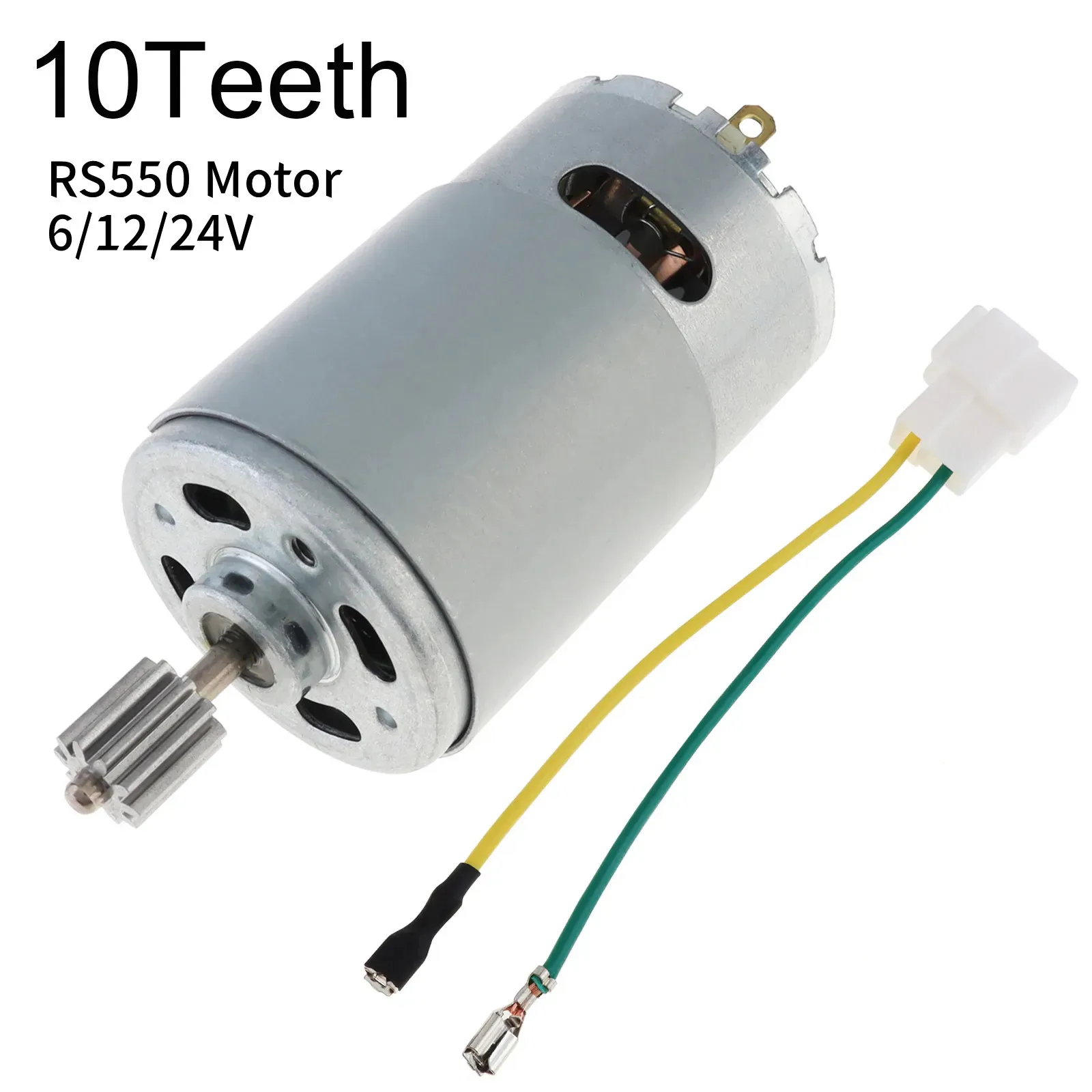 RS550 10 Teeth DC Motor Kids Ride On Toys Car Motor 6V 30000RPM / 40000RPM High Speed Electric Motor for Remote Control Car