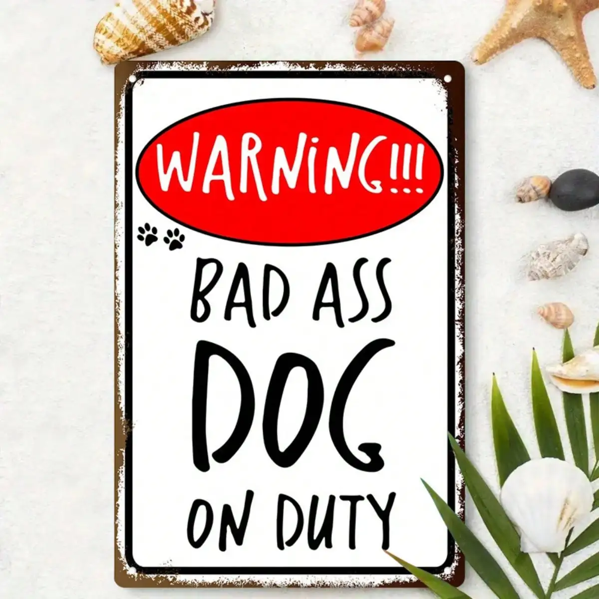 1PC Tin Sign Bad As…