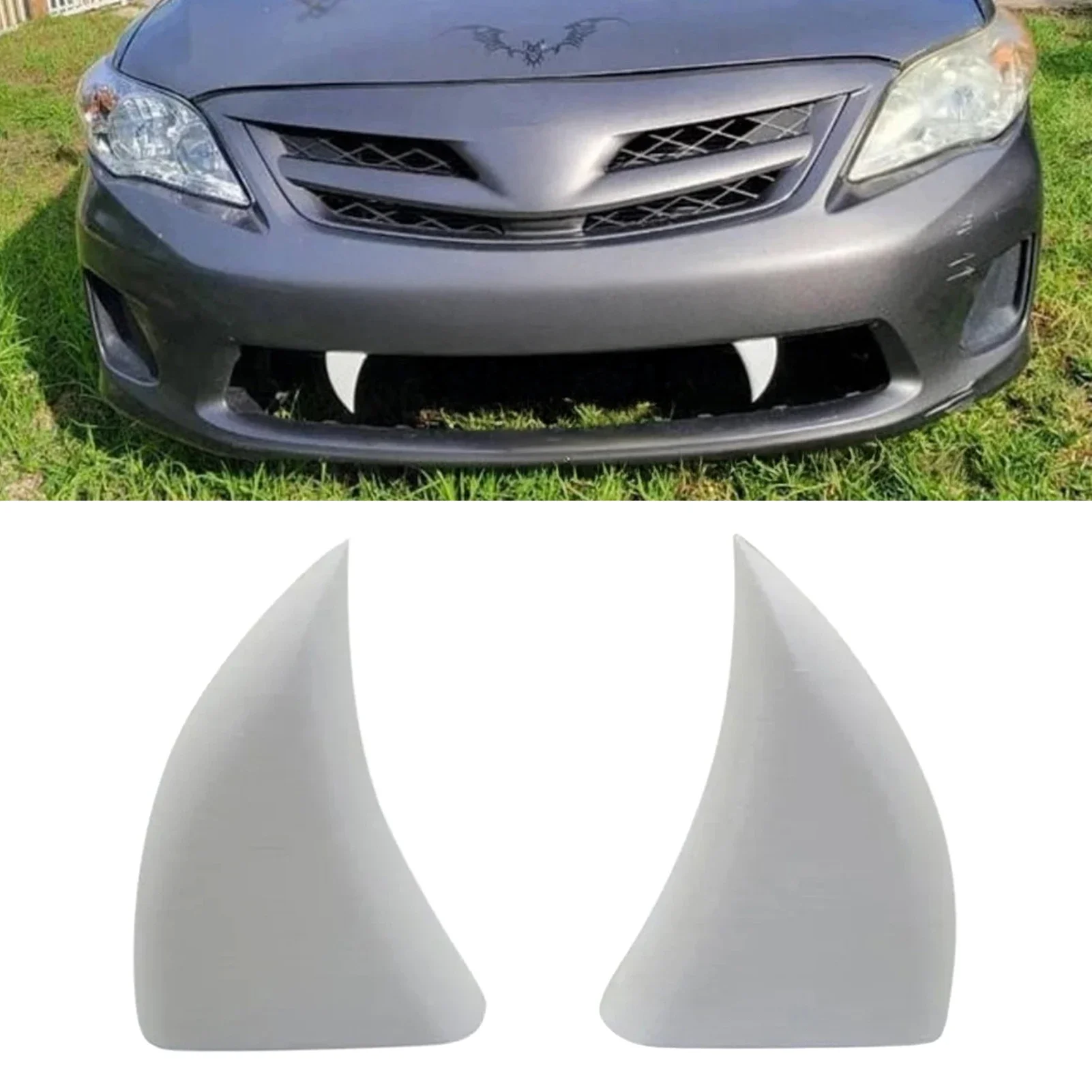 Auto-Frontgrill-Zahndekoration, 3D-gedrucktes Vampirzahn-Styling-Zubehör, perfekt passend für Autos, LKWs, SUVs, Halloween-Themen-Exterieur. – Detail 6