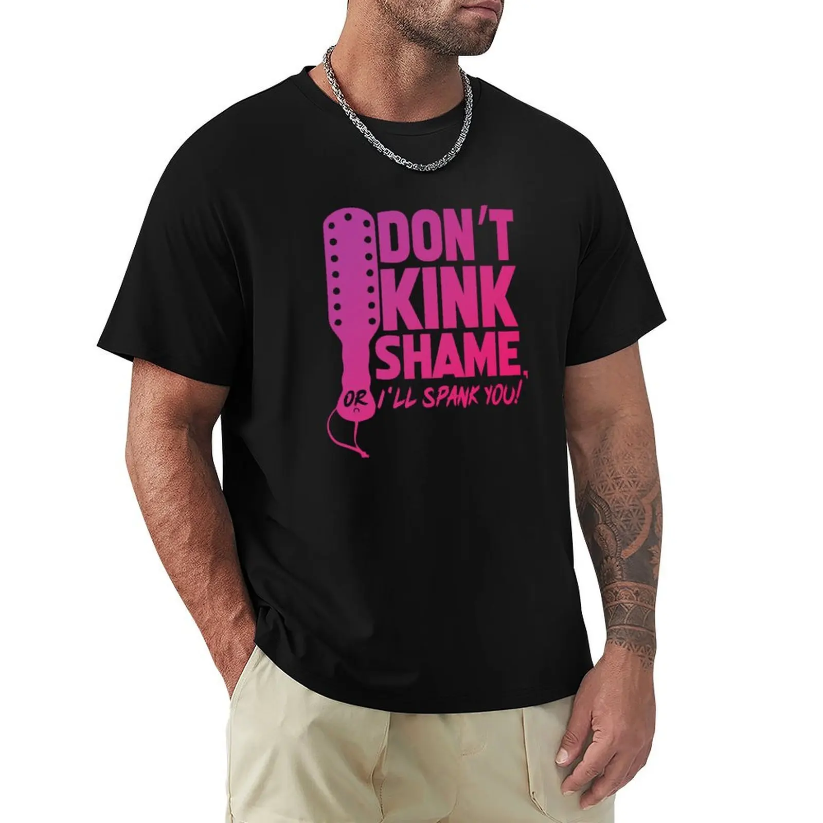 

Don't kink shame T-Shirt summer tops blue lock custom t-shirts anime stuff mens graphic t-shirts