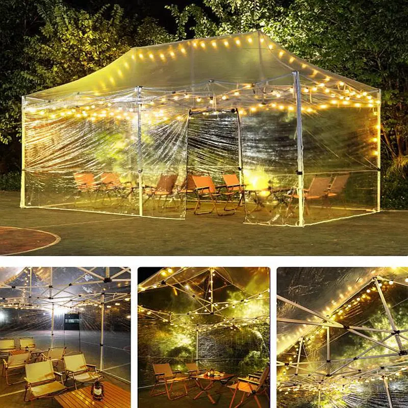 Imagem -05 - Barraca Impermeável Transparente Windproof Somente Tecido sem Moldura Decoração de Natal ao ar Livre Sunshine Room Festa de Piquenique