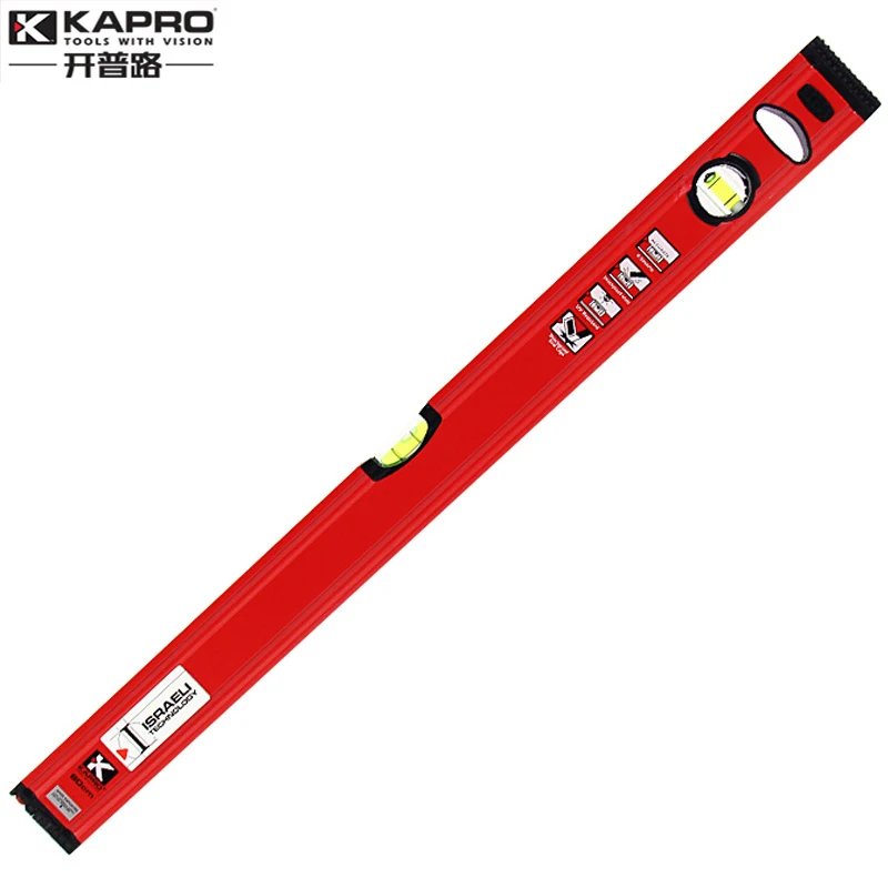 High Precision Aluminum Alloy Level Gauge, Laser Dovetail, Ferramentas de Instalação do Gabinete, Israel Kapro779Z, 40cm