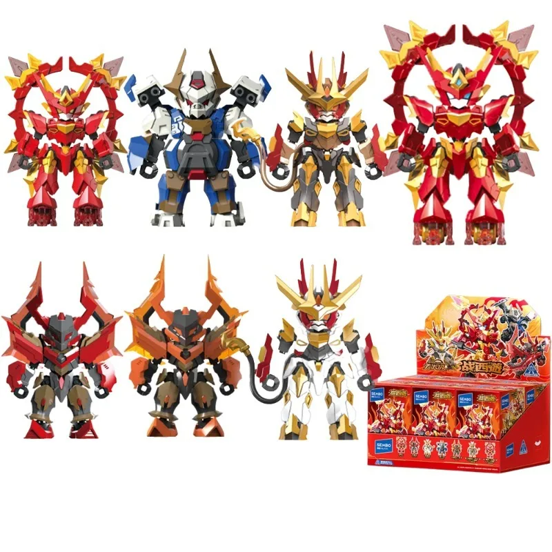

Journey To The West Sun Wukong Nezha Building Block Mecha Transformation Robot Assembly Model Decorative Collectible Toy Gift