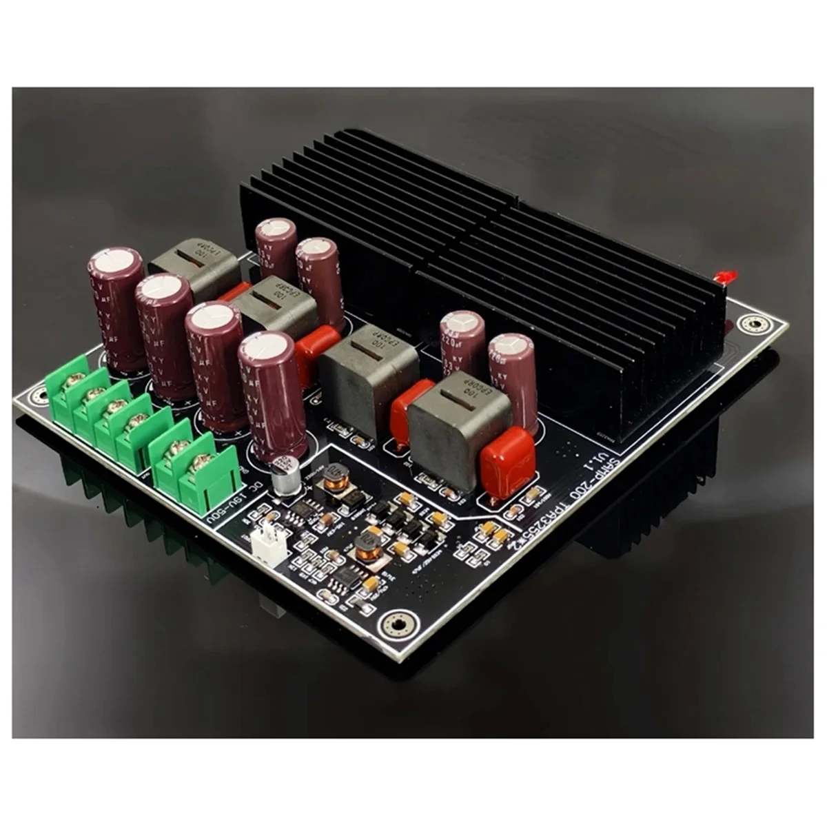 A52TSAMP-200 HIFI Dual Core TPA3255 Stereo Amplifier Board 2 Channel 600W+600W Class D Digital Power Amplifier TL072 OP AMP