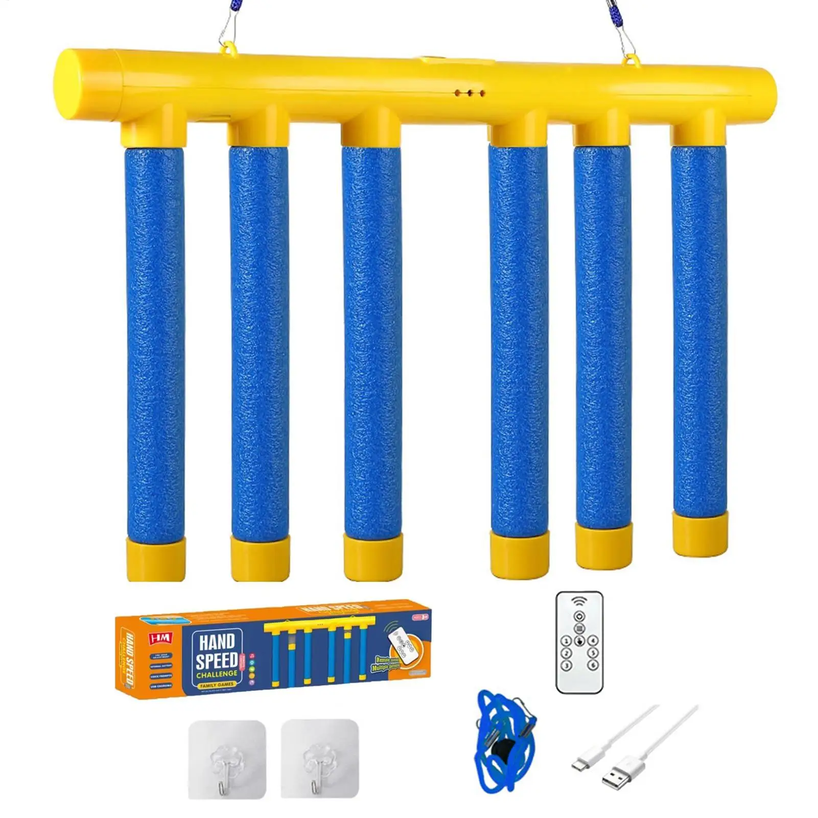 

Игра Reflex Drop Sticks Challenge, игрушка для тренировки координации рук и глаз, обновленный пульт дистанционного управления 3, регулируемая скорость