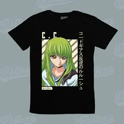 Dzieci mężczyźni kobiety japońskie Anime Code Geass C C T Shirt