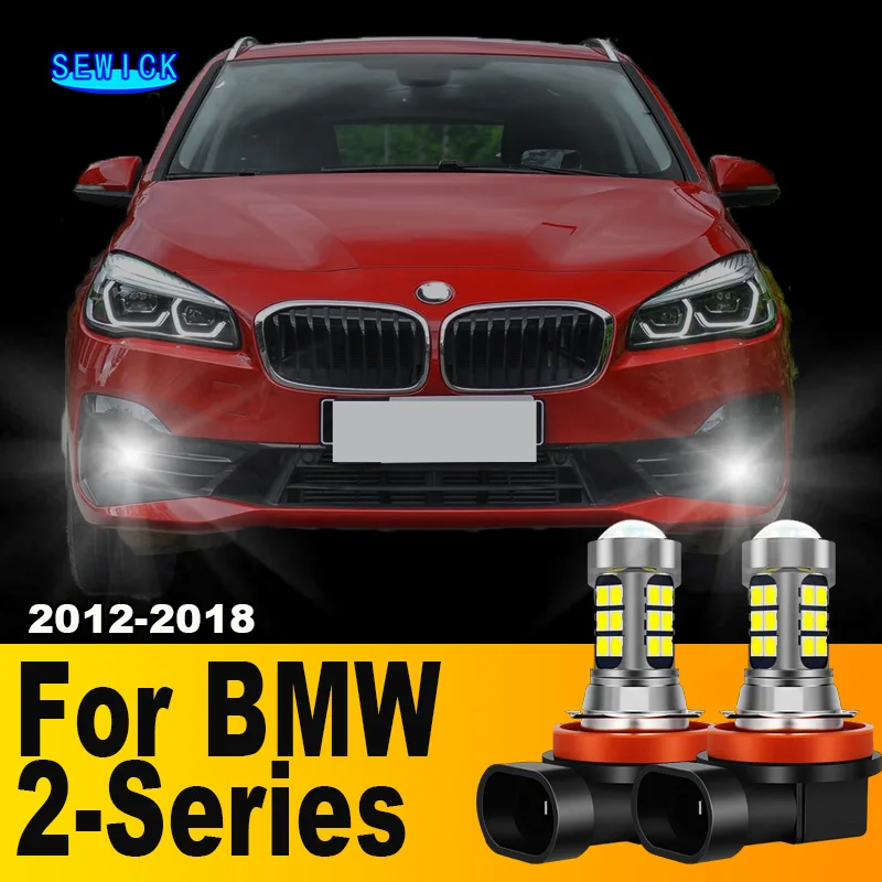 LED Lamp Car Front Fog Light Accessories For BMW 2-Series Active Tourer F45 Convertible F23 Coupe F22 F87 Gran Tourer 2012-2018