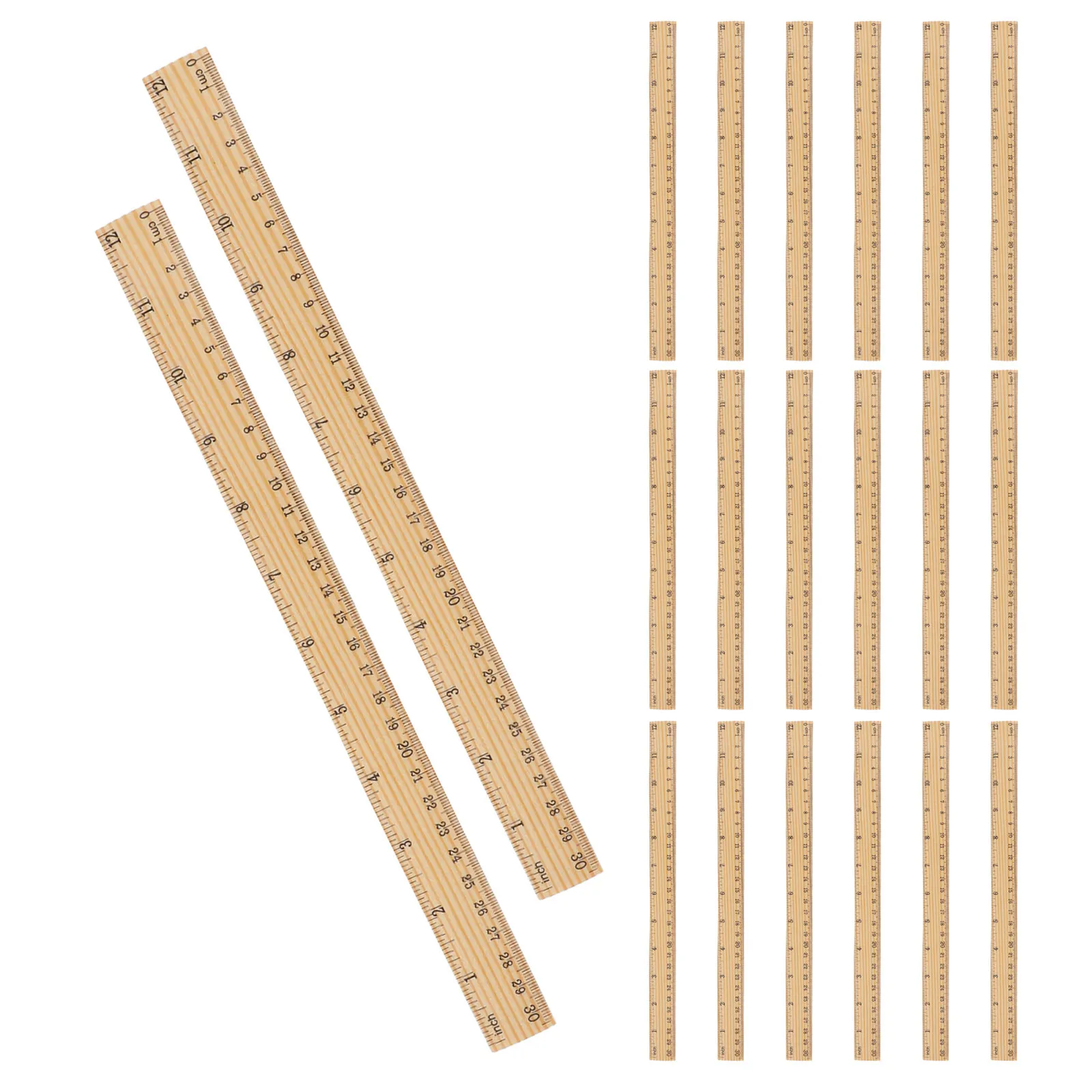 50 pcs Drawing Ruler Measuring Tool Halloween Christmas New Year Measuring Ruler Measuring Rulers Craft Rulers Measure Ruler