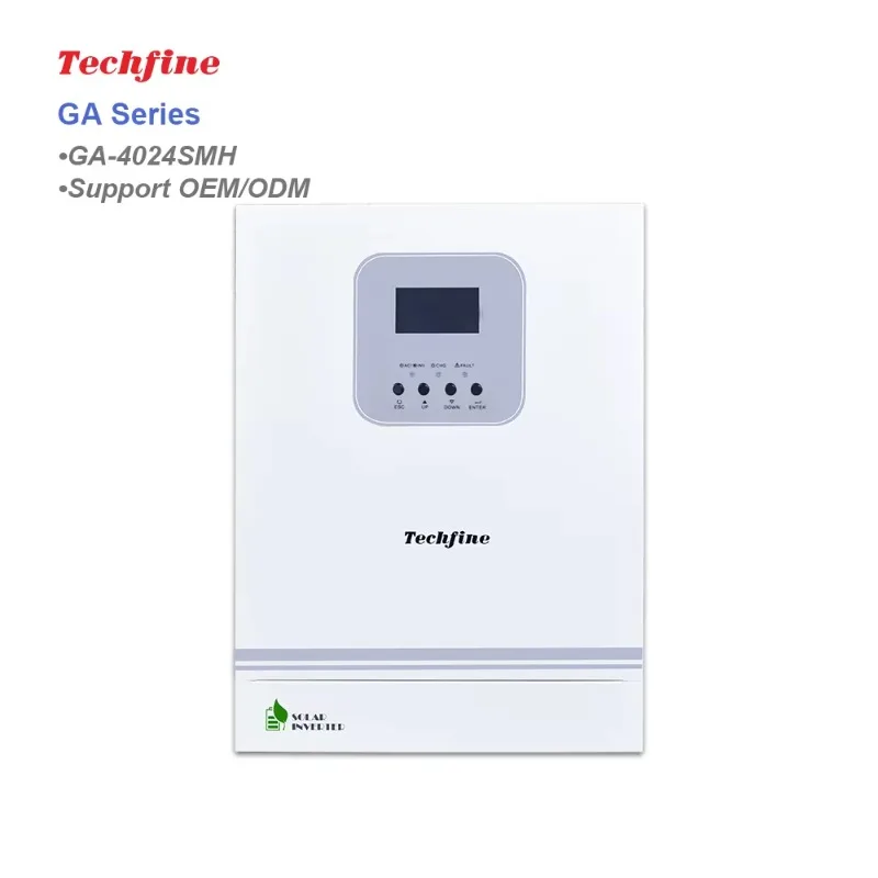 A 4kw 220/230/240VAC High Frequency Hybrid Solar Inverter Pure Sine Wave Wide PV Input