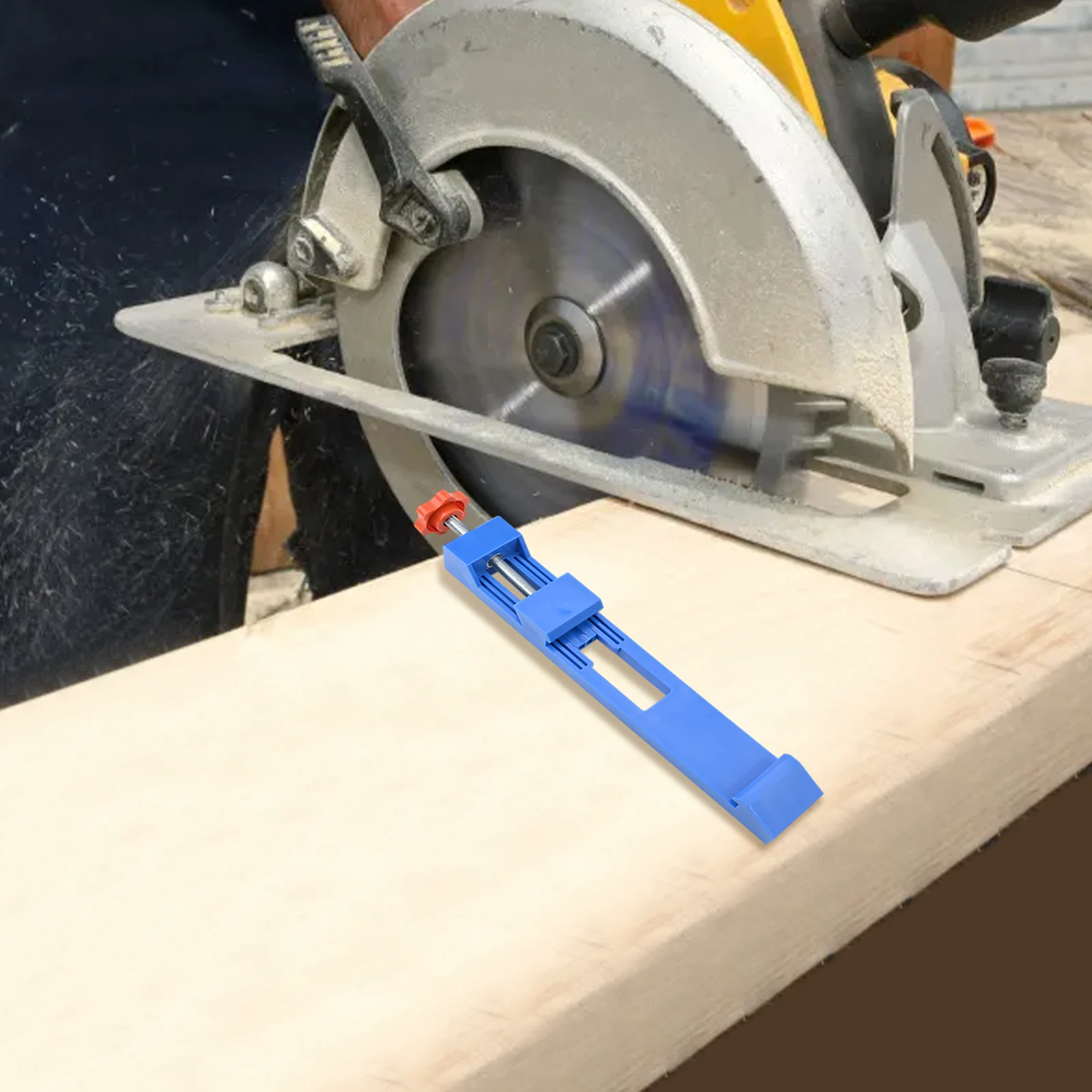 

Adjustable Cutting Machine Base Guide for Circular Saws and Milling Tasks Compatible with 5 6 Inch Dust Cutters