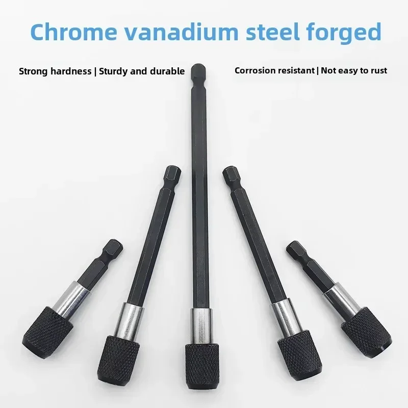 

Magnetic Bit Holder Extension 60mm 100mm 150mm 3pcs1/4 Inch Hex Shank Quick Release Screwdriver Bit Holder Extension Bar