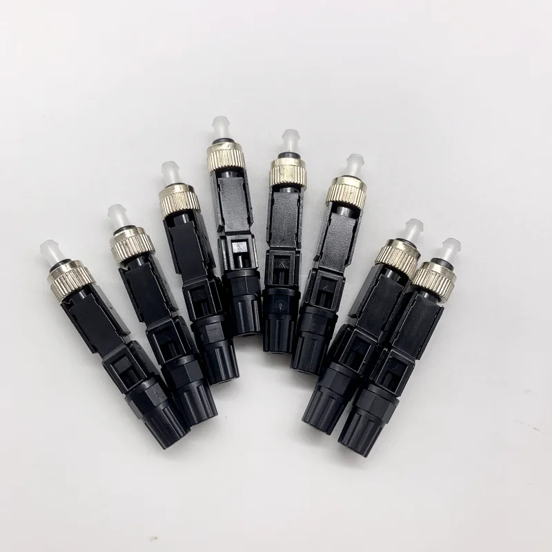 Fiber Fast Connector FC UPC Fiber Optic 10/50/100pcs Field Assembly Embedded FTTH FC/UPC Fiber Optic Quick Connector