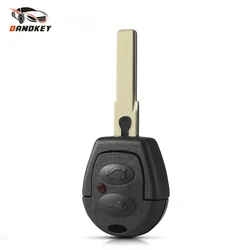 Dandkey 1PCS Remote Car Key Shell Case For VW Volkswagen Polo Golf Jetta Sharan Seat Leon SKODA FABIA OCTAVIA Fob 2 Buttons
