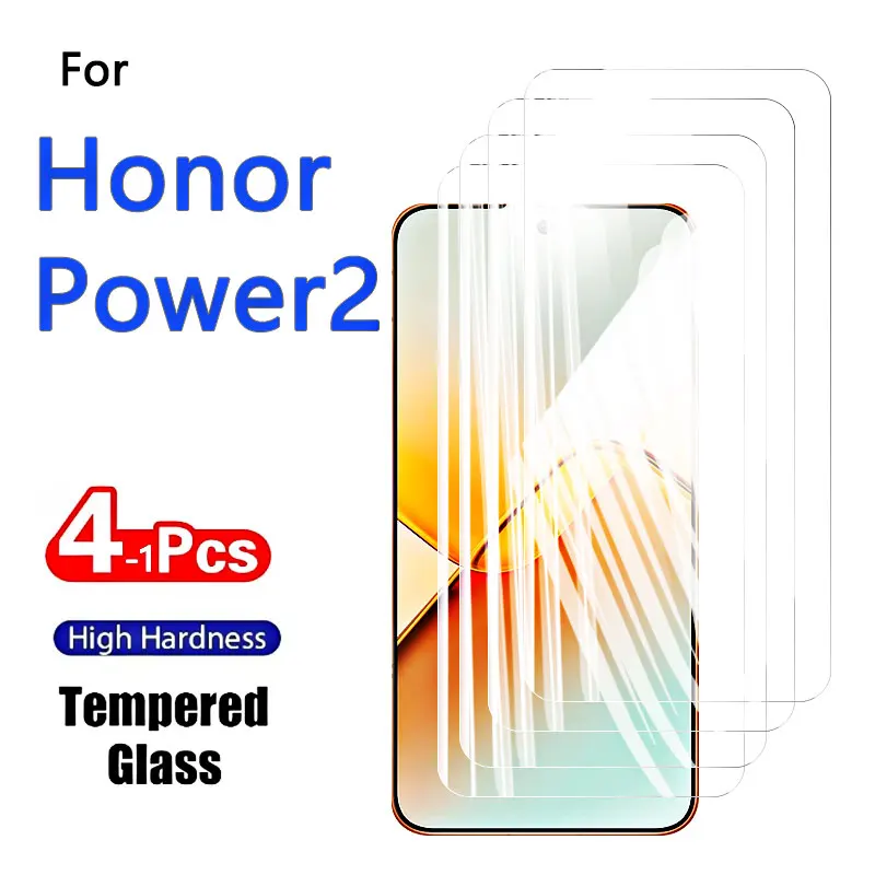 1–4 Stück HD-Displayschutzfolien für Honor Power2 Power 2, gehärtetes Glas, Kristall, hohes Aluminiumgehalt, kratzfest, für Fingerabdrücke geeignet