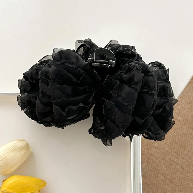 

Большой многослойный бант для волос, коготь для увеличения объема, заколка для волос для женщин, прическа на затылке, волшебная прическа