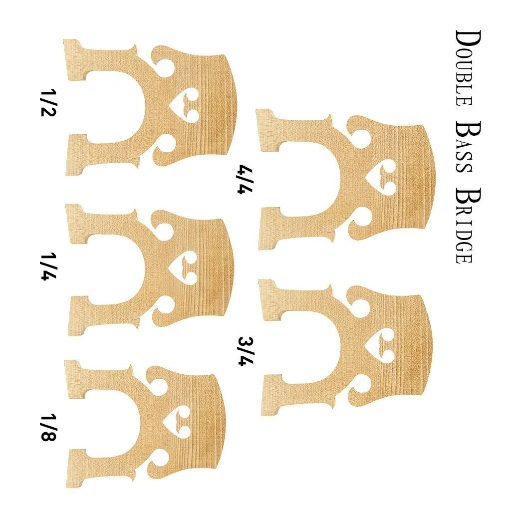 

Мостик для контрабаса из кленового дерева в немецком стиле, размеры 4/4, 3/4, 1/2, 1/4, 1/8, класс А