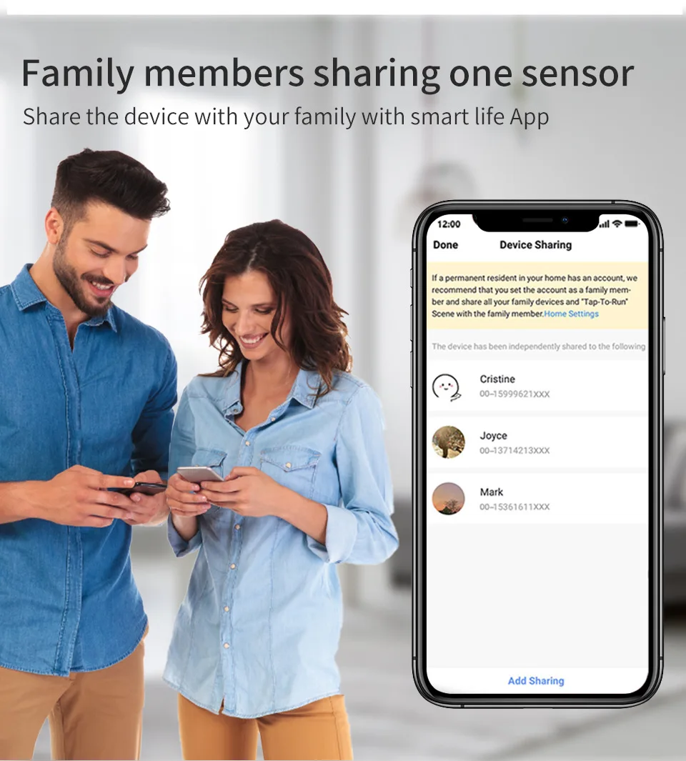 Tuya WiFi Smart Door Window Sensor Open Closed Detector Apartment Security Protection Smart Life APP Control for Alexa Google