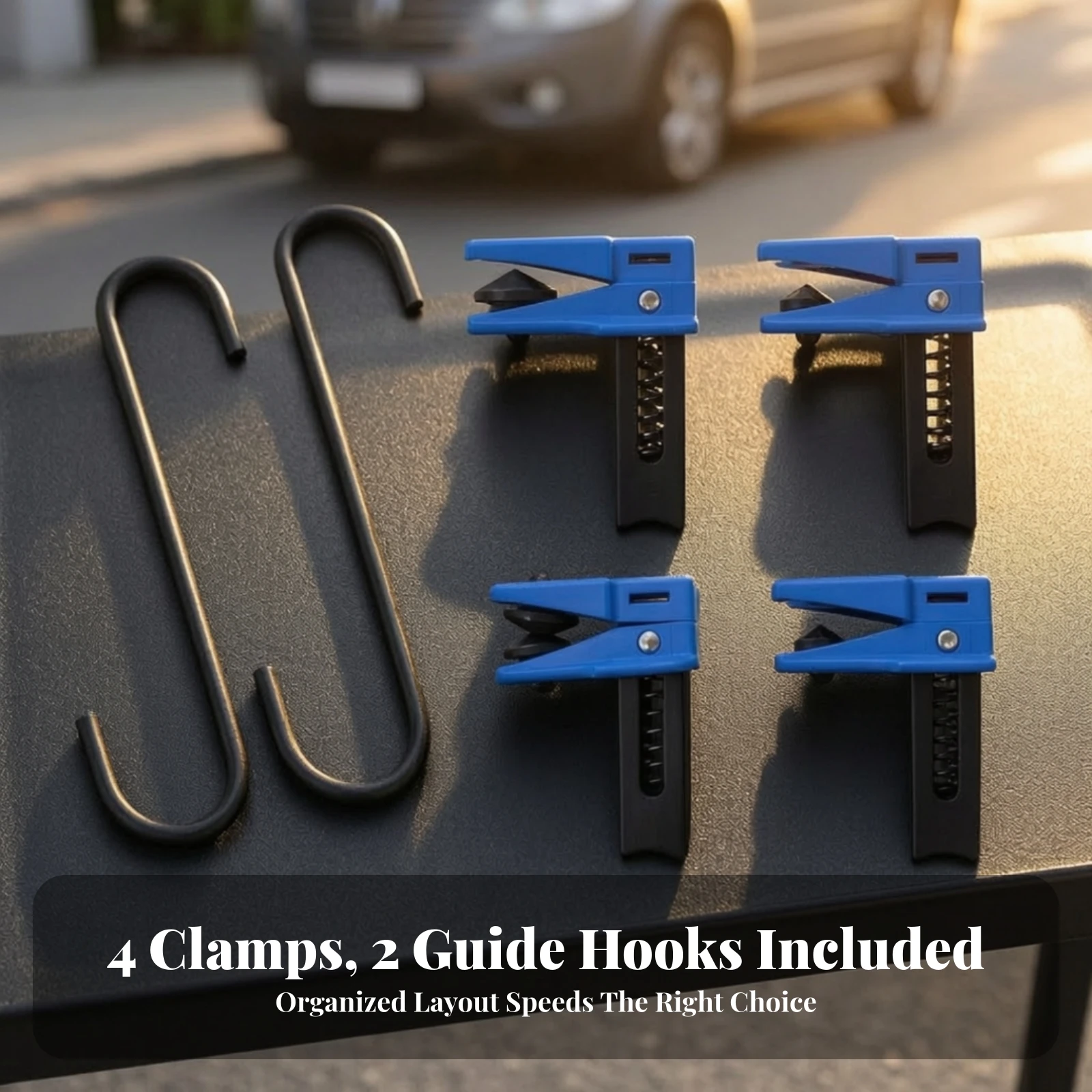 4 Pieces Brake Line Clamp with Hooks Universal Brake Oil Hose Sealing Clip Fluid Line Stopper Plastic Tool Kit Long-Lasting
