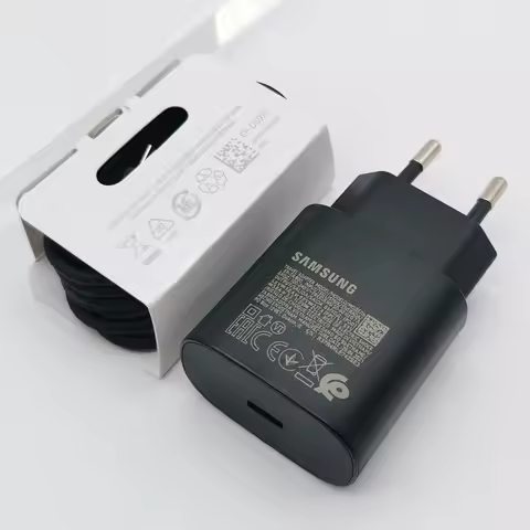25W Samsung Charger Usb Type C Super Fast Charging Cable Wall Adapter For Galaxy S20 S21 S22 S23 S24 Plus Note 20 10 A54 A34 C55