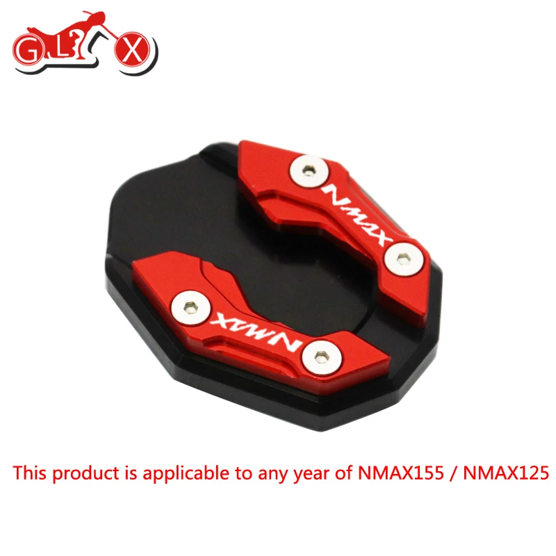 Motorcycle Accessories for YAMAHA NMAX155 NMAX125 N-MAX NMAX 155 125 Foot Side Stand Extension Pad Kickstand Kick Stand Plate